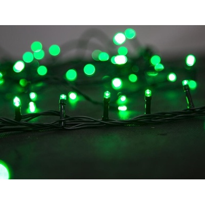 MagicHome Reťaz Serpens 100 LED zelená 8 funkcií 230 V 50 Hz s adaptérom IP44 exterié