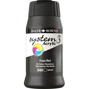 Image 1 of Daler-Rowney System3 АКРИЛНА боя Process Black 500 ml 1 бр (129500040)