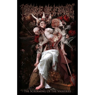 Rock Off Cradle Of Filth - Screaming Of The Valkyries (vlajka)