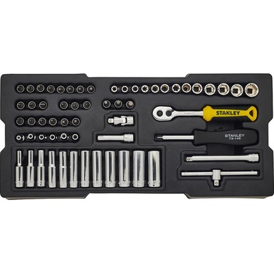 Stanley 60dílná 1/4" sada hlavic - modul STMT1-74175