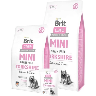 Brit Brit Care Adult Mini GF Salmon & Tuna - Yorkshire Храна за кучета, суха, за възрастни, със сьомга и риба тон, 7 kg