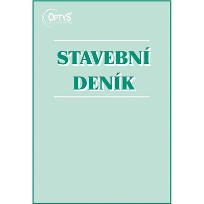 Optys 1266 Stavební deník A4 nepropisovací