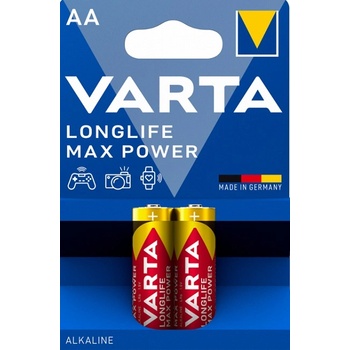 VARTA Алкални батерии VARTA - Longlife Max Power, АА, 2 бр (4706101412)