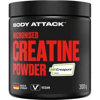 Body Attack Sports Nutrition Micronised Creatine Powder Creapure [300 грама] Неовкусен