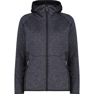CMP Дамско поларено яке Cmp Women's Jacket Fix Hood Fleece jacket - Antracite Melange - размер 42 (EU) (105-6202-0115)