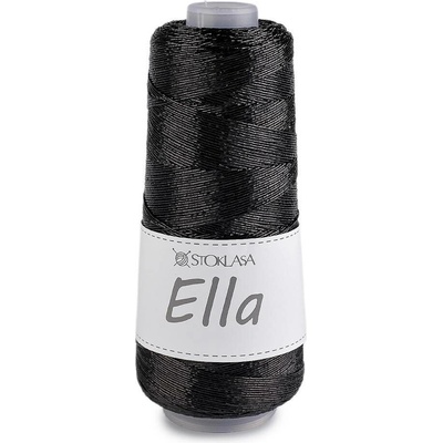 Pletací příze Ella metalická 200 g Varianta: 12 černá, Balení: 1 ks 62312/162088/290024