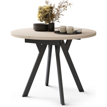 Mazzoni Трапезна маса artur бежова/черна (mz0096)