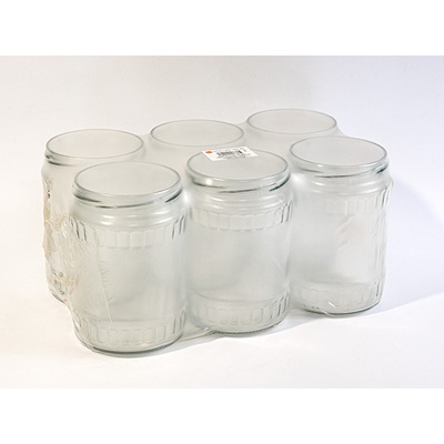 Буркан с винт 0.580мл 6бр (40923-2)