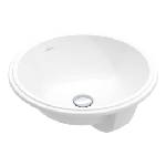 Villeroy & Boch Architectura - Умивалник за вграждане с диаметър 40 см, с преливник, алпийско бяло 5A754501 (5A754501)