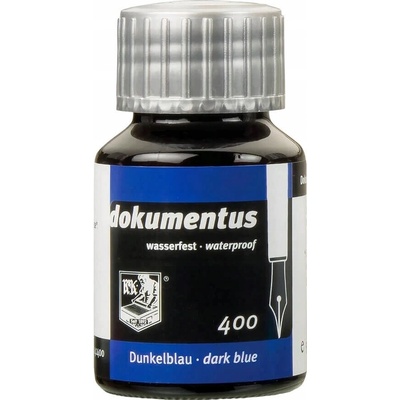 Rohrer and Klingner Rohrer & Klingner Dark Blue dokumentní inkoust modrý 50 ml