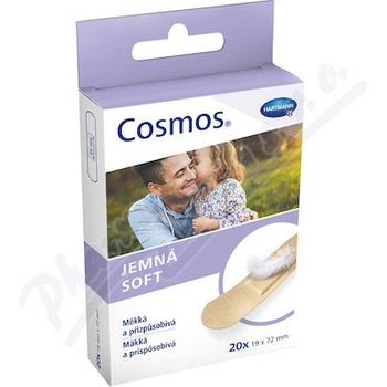 Cosmos jemná náplast soft 20 ks 19 x 72 mm