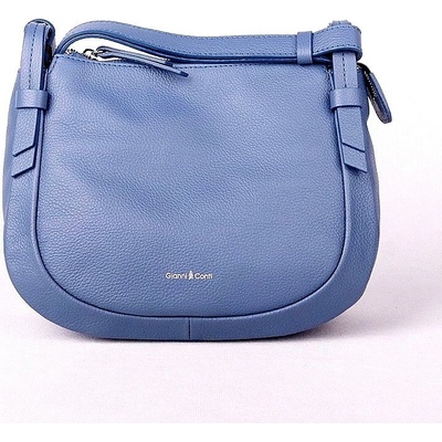 Gianni Conti malá /střední luxusní kožená crossbody kabelka no. 903 džínově modrá