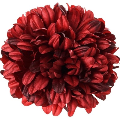 HLAVA CHRYZANTÉMA TM.BORDOVÁ 14CM BAL:12KS