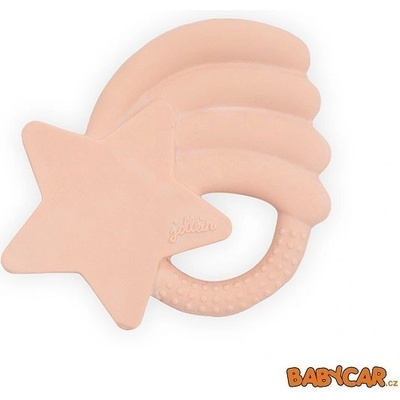 Jollein z přírodní gumy Kometa Pale pink