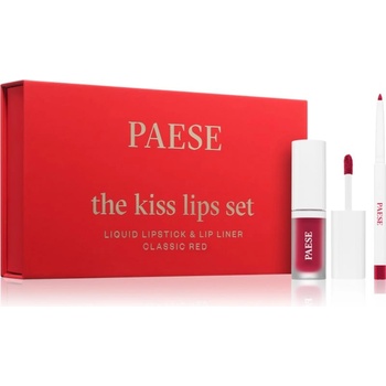 Paese The Kiss Lips Set Classic Red подаръчен комплект цвят 06 Classic Red