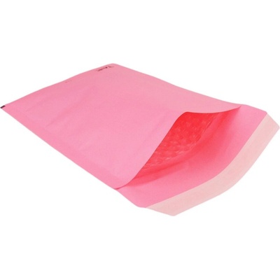 Růžové bublinkové obálky D/14, prémium