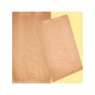 Хартиен плик с плоско дъно 20+(2х4)/37, кафяв 100бр (e-3117)