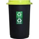 Plafor plastový ECO BIN 50 L zelené víko