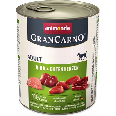 Animonda Gran Carno Adult morka & kačica 800 g
