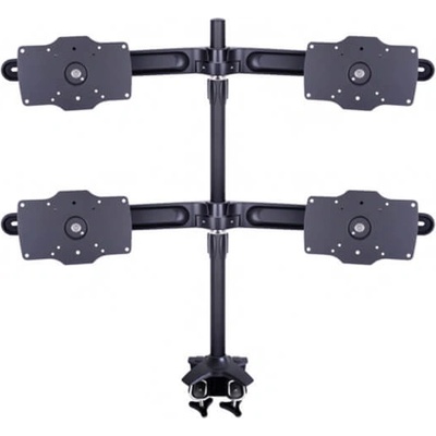 Multibrackets Мултибранкетс стойка за 4 монитора/LCD с настолна скоба, 15"-32", черна, 4 рамена (2xMB-7426 + MB-5019)