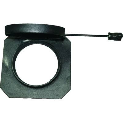 Kouřová klapka kruhová