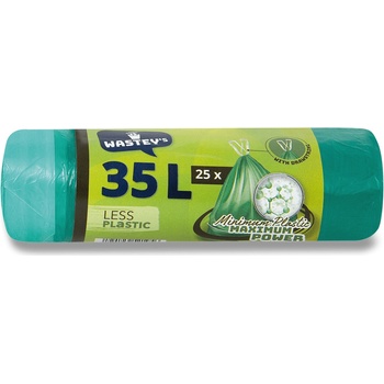 Wastey´s Less Plastic zatahovací pytle 35 l 14 µm 25ks