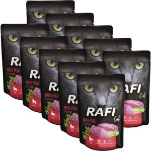 RAFI Cat Възрастни Патé с Телешко 10 x 100 г