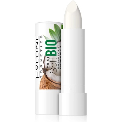 Eveline Cosmetics Extra Soft Bio Coconut подхранващ балсам за устни 4 гр