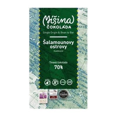 Míšina čokoláda Шоколадова смес от Соломоновите острови 70%