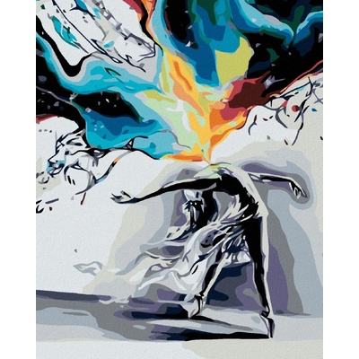 zuty Malování podle čísel Tanec v bouři 40 x 50 cm vypnuté plátno na rám