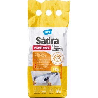 HET Sadra plastická 1 kg