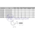 Wintech Кука с винт 3.0x40, ZB NJFFA31040BBBS1 (NJFFA31040BBBS1)