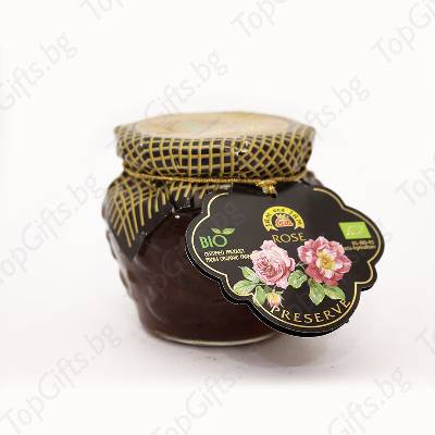 Конфитюр от рози био с оригинална опаковка