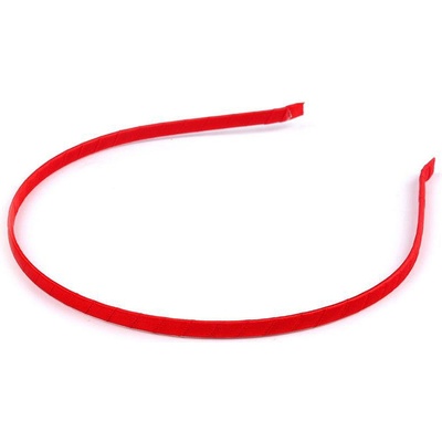 Saténová čelenka do vlasů Varianta: 9 červená, Balení: 1 ks