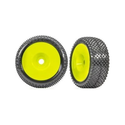 Traxxas колело 3.0", жълт диск, гума Response Pro (2)