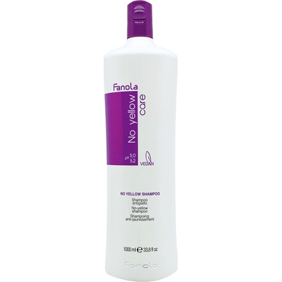 Fanola No Yellow Shampoo šampón neutralizujúci žlté tóny 1000 ml