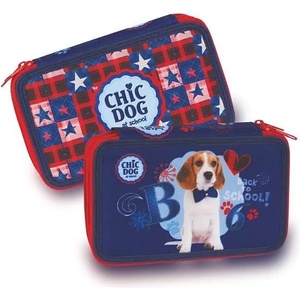Patio Ученически несесер с два ципа Patio The Dog