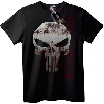 NOONEBRAND Тениска с черепа на Punisher - S, Black
