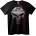 NOONEBRAND Тениска с черепа на Punisher - S, Black