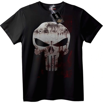 NOONEBRAND Тениска с черепа на Punisher - S, Black