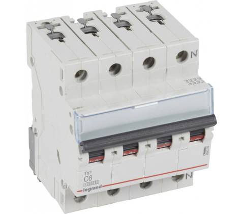 Legrand TX3 3P+N C6