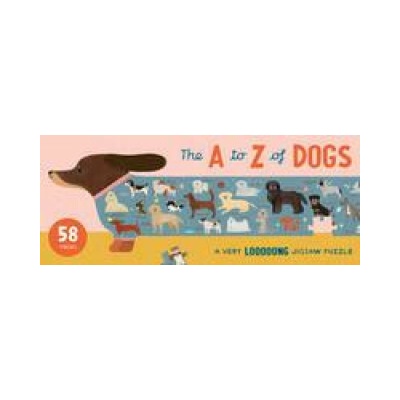 Jigsaw The A to Z of Dogs A Very Looooong 58 dielov