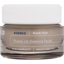 Korres Black Pine 4D Bioshapelift Plump-Up Sleeping Facial Noční zpevňující pleťový krém 40 ml