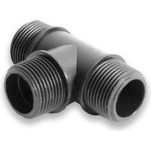 Plastica Alfa Plastový T-kus 2x 1" vonkajší závit
