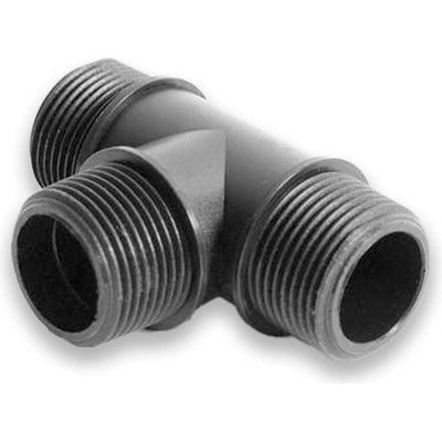 Plastica Alfa Plastový T-kus 2x 1" vonkajší závit