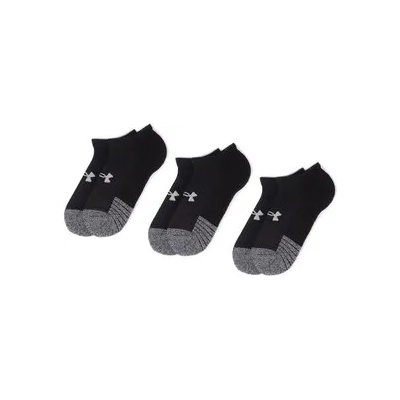 Under Armour Комплект 3 чифта къси чорапи унисекс Heatgear No Show Sock 1346755-001 Черен (Heatgear No Show Sock 1346755-001)