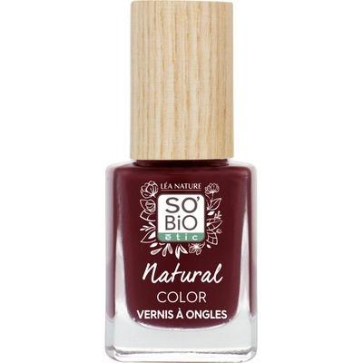 SO’BiO étic Lak na nehty - 15 svůdná červená (11 ml) - se zářivou a intenzivní barvou Varianta: 15 svůdná červená (11 ml) - se zářivou a intenzivní barvou