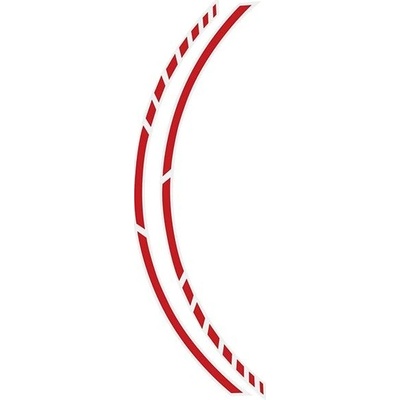 FOLIATEC – samolepiaca linka na obvod bicykla RACING – červená
