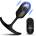 Heavy Hitters Vibrating Weighted Silicone Anal Plug Medium Black