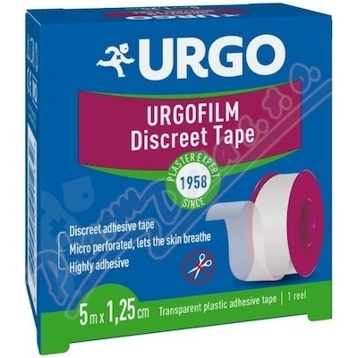 URGO FILM Transparentní náplast 1,25 cm x 5 m NOVÁ